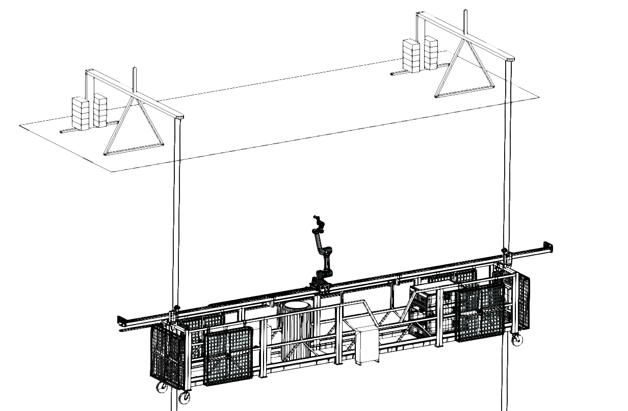 高空建筑机器人结构设计图